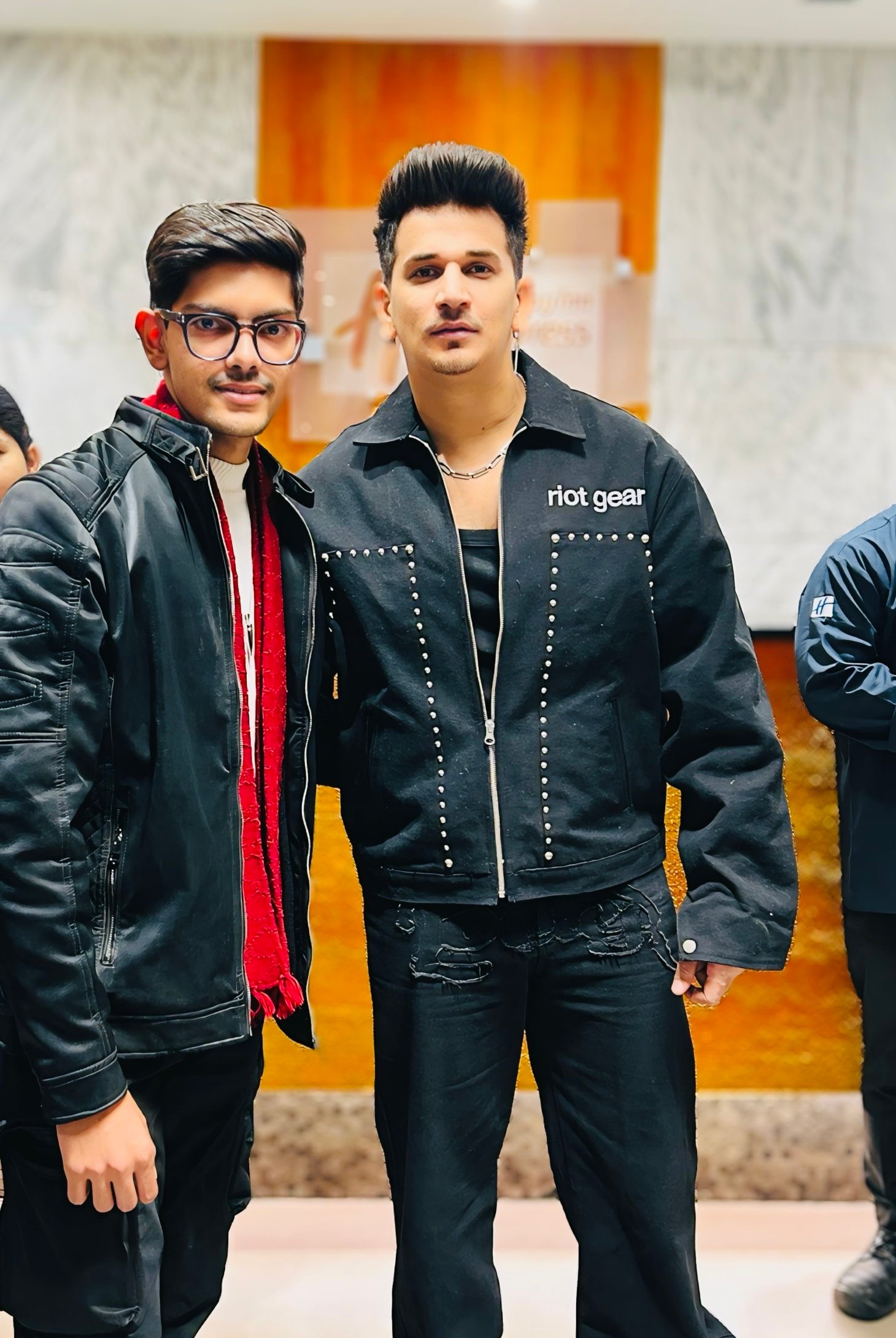 Ronit Raj with a celebrity